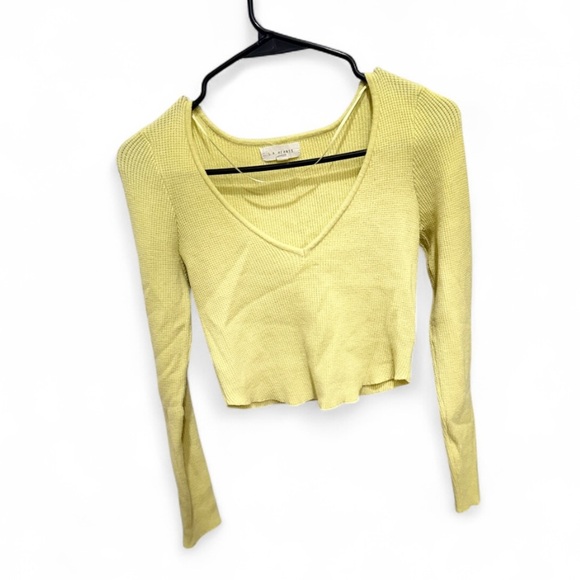 PacSun Tops - L.A. Hearts Pacsun Yellow Sleek Sweater Top